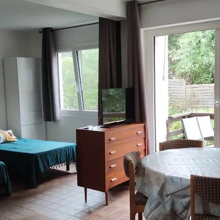 公寓 Grand Studio Avec Wifi 4 Personnes De 40 M2 A 8mn A Pied De La Plage 阿卡雄